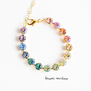 Kawaii Rainbow Bracelet- 8mm