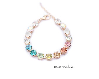 Seaside Rainbow 8mm Bracelet