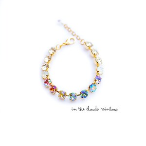 In The Clouds Rainbow Bracelet- 8mm