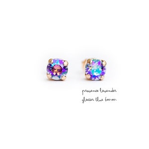 Provence Lavender GB Stud Earrings - 6mm