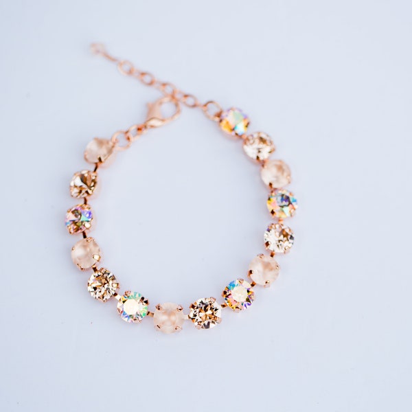 Bracelet pop champagne - 8 mm