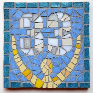 Hausnummer, Adressschild, Mosaik Plakette, Türnummer, neues Zuhause, Einweihungsgeschenk, Hochzeit, Jahrestag, handgemachtes Schild, Verandadekor