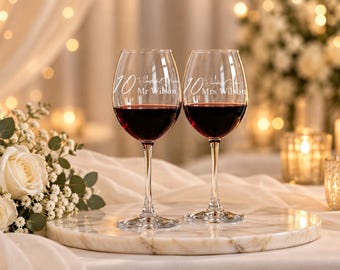 Engraved Wine Glass Set Personalized Wooden Gift Box Custom Corporate Christmas Gift for Colleagues