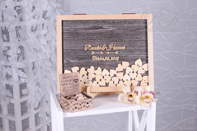 Rustic Guest Book Wedding Guest Book Alternative Country Etsy