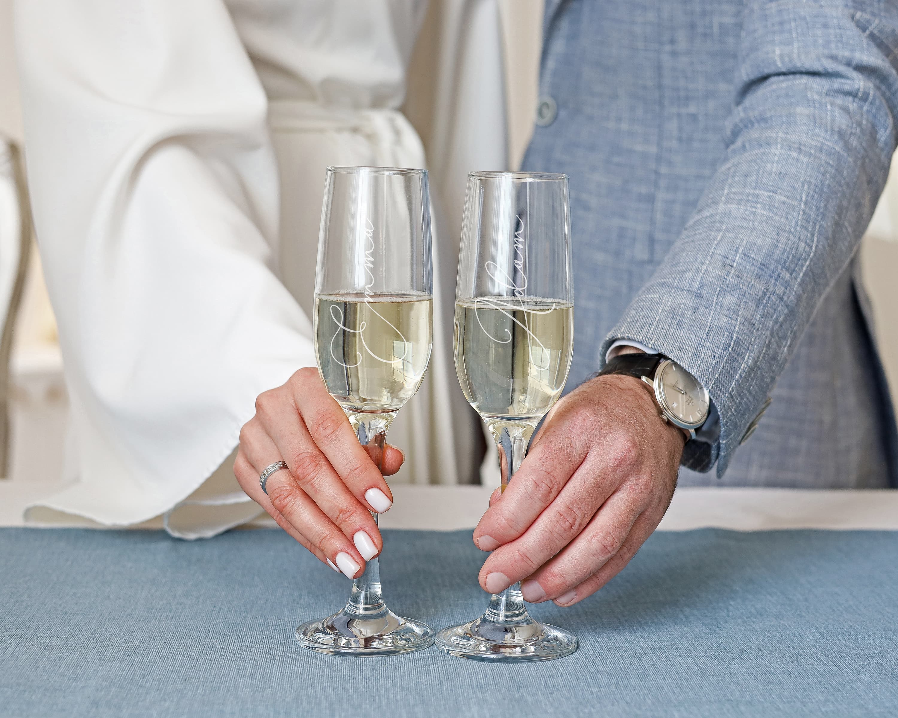 Calici Sposi Personalizzati - Feste - Matrimonio - Di Mila And Pol | Su - Foto 2