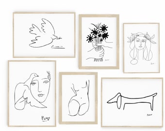 Image result for picasso line drawings