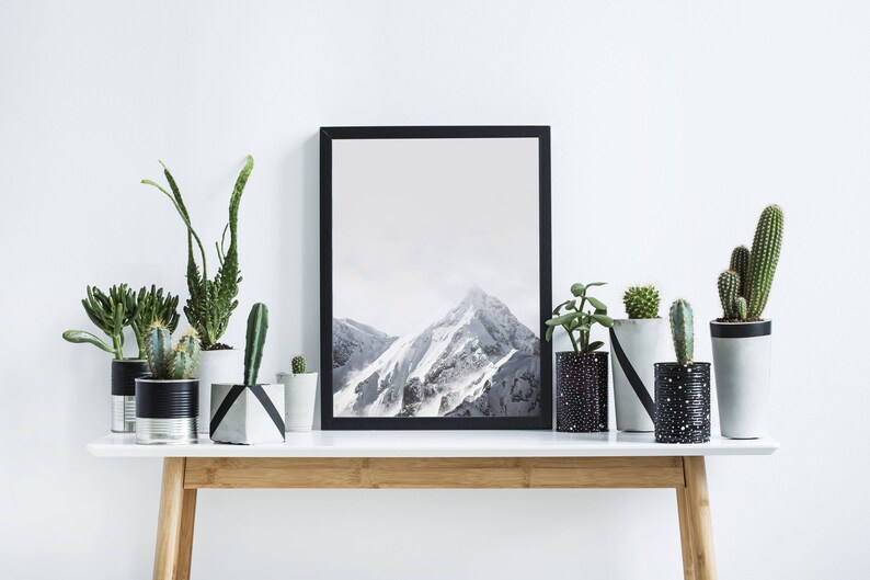 Mountain Print Landscape Photography Mountains Photography PRINT Scandinavian Wall Art 136 Modern Minimalist