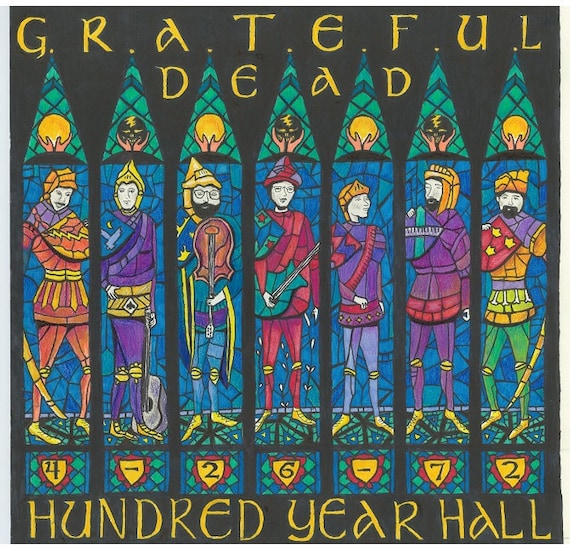 Grateful Dead Hundred Year Hall album cover poster original Etsy