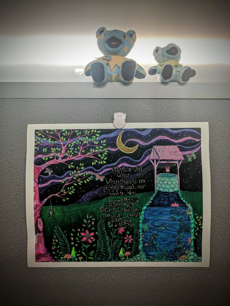 Grateful Dead 'Ripple' Poster 12x18 image 2