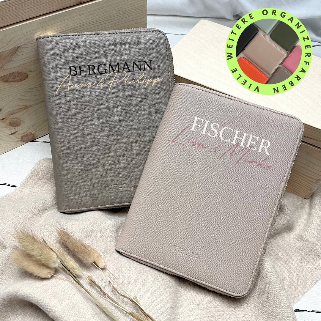 DELOA Mutterpasshülle - Stylischer Organizer Für Alle Schwangerschaftsunterlagen