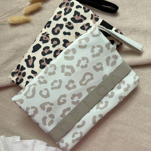 DELOA ® Bolsa de pañales para llevar con mucho espacio - Bolsa de pañales pequeña, organizador de pañales para bebé imagen 3