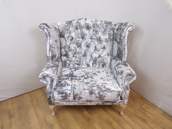 Crushed velvet seats sales
