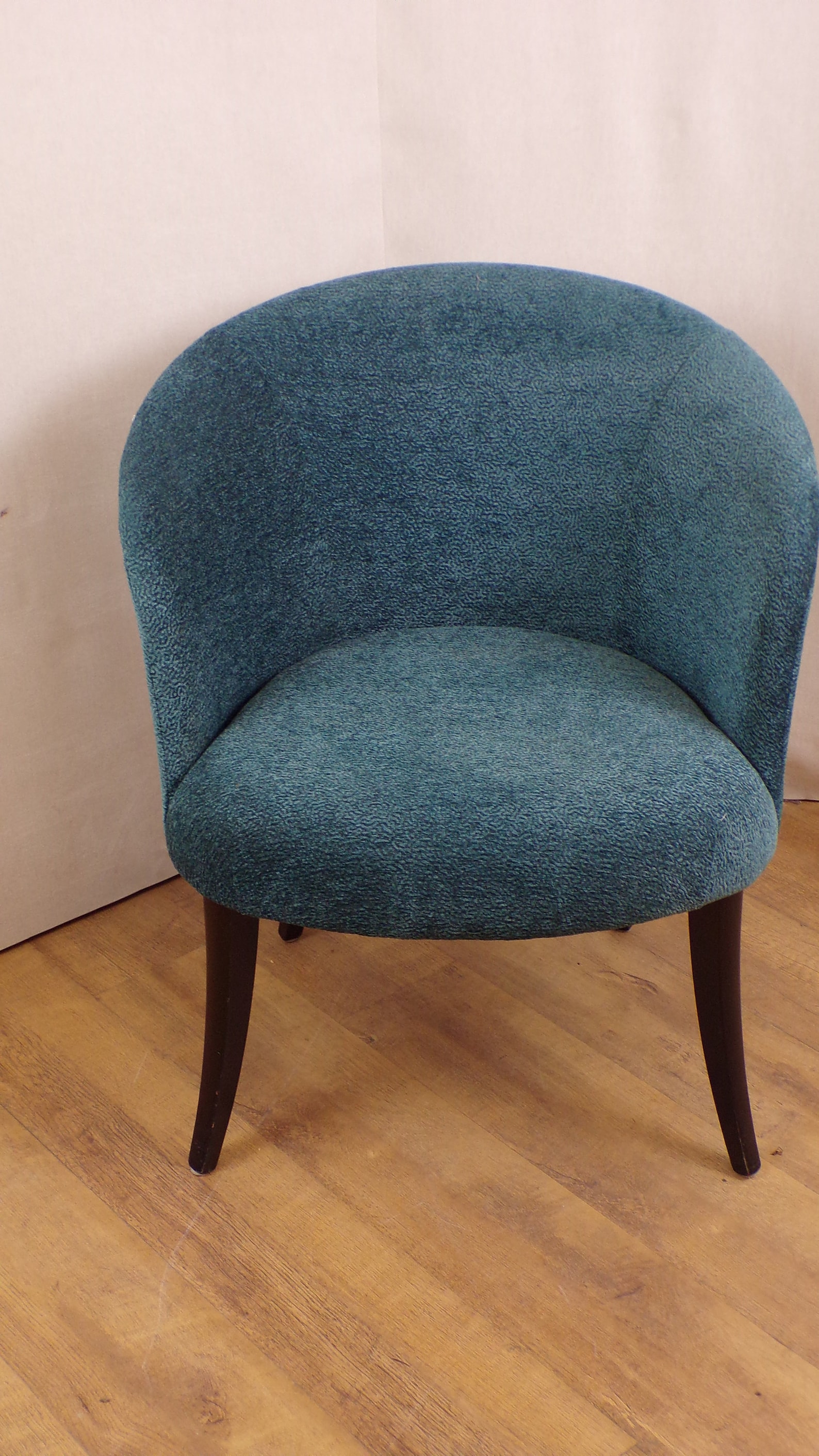Refurbished Teal Tub Chair Etsy UK