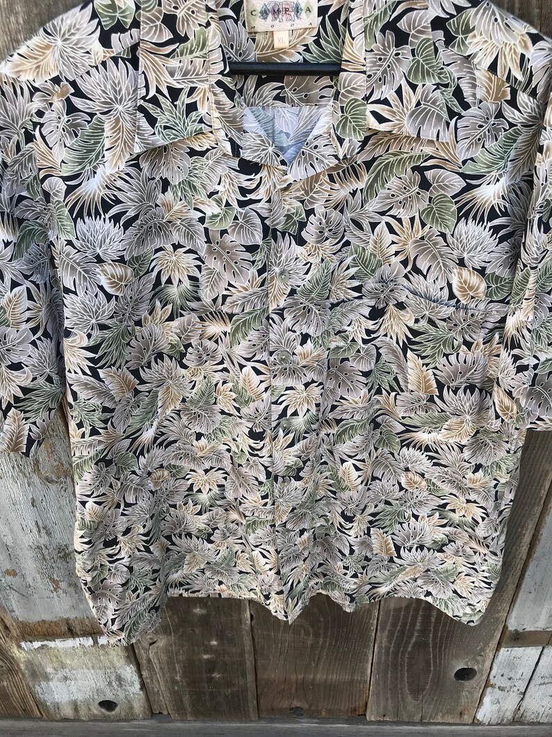 XLXXL Mens Vintage Polo 90s Campai Polo Shirt 90s Hawaii Polo 90s Hawaiian Polo Mens Hawaiian Polo Shirt Mens Vintage Clothing