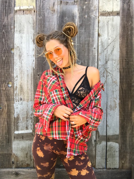Beautiful Vintage Flannel Shirt | Thick Flannel Sh