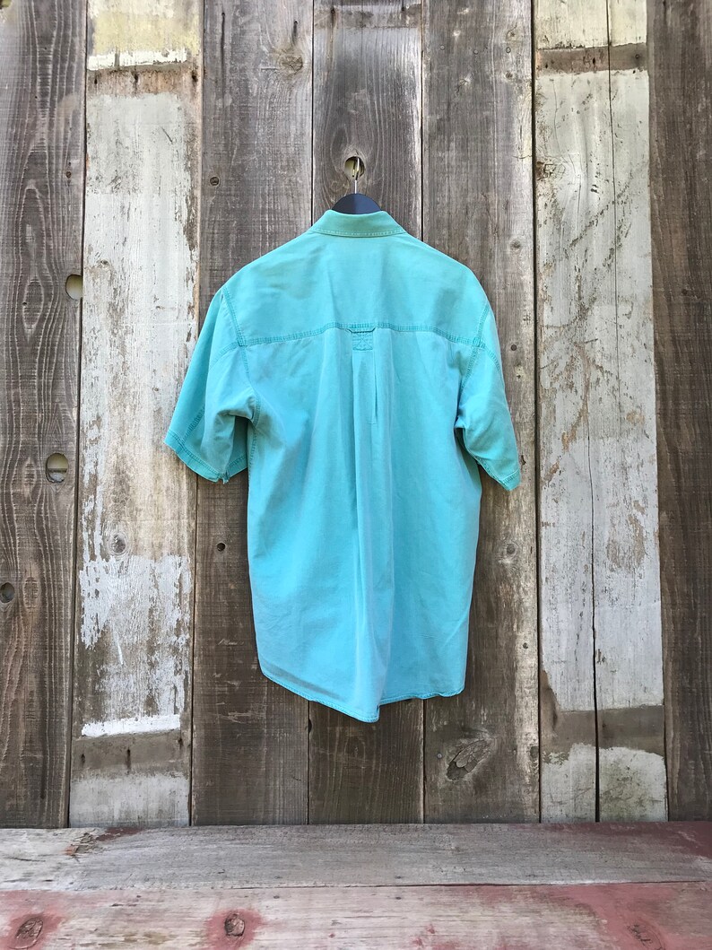 90s Twill Eddie Bauer Polo Shirt Mens Vintage Clothing Large Mens Short Sleeve Polo Shirt Mens Polo Shirt Vintage Polo Shirt