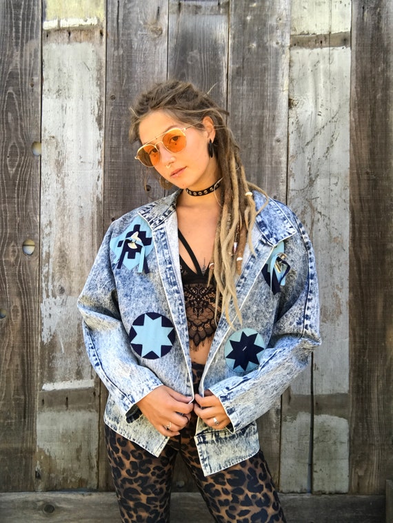Vintage Acid Wash Denim Jacket | Awesome Retro 80s