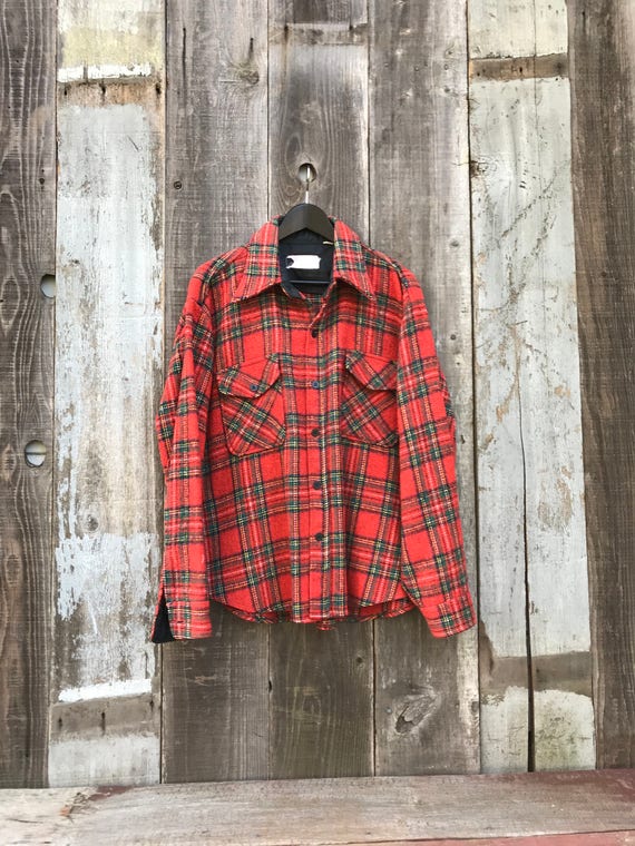 Beautiful Vintage Flannel Shirt | Thick Flannel Sh