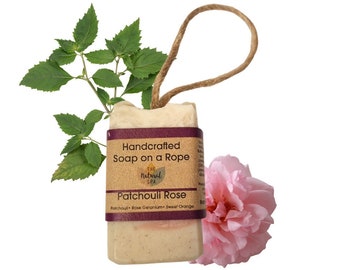 Patchouli Rose Soap On A Rope