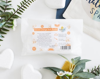Spiced Orange Aromatherapy Bath Bombs | Pack of 3 | Colorant-Free
