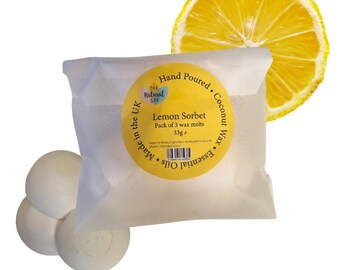 Lemon Sorbet Coconut Wax melts - Pack of 3