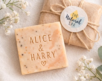 Personalised Mini Soap Wedding Favours (20 pieces)