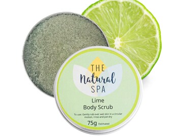 lime Body Scrub - 3 different size option