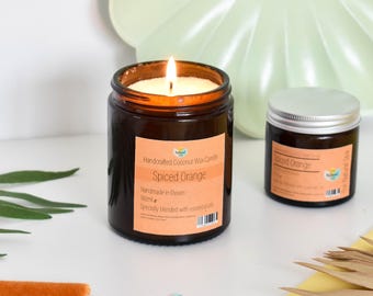 Spiced Orange Coconut Wax Candle | Hand-Poured | 60ml