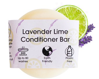 Lavender and Lime Solid Conditioner