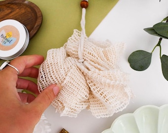 Rami Shower Puff – Exfoliating, Reusable & Eco-Friendly