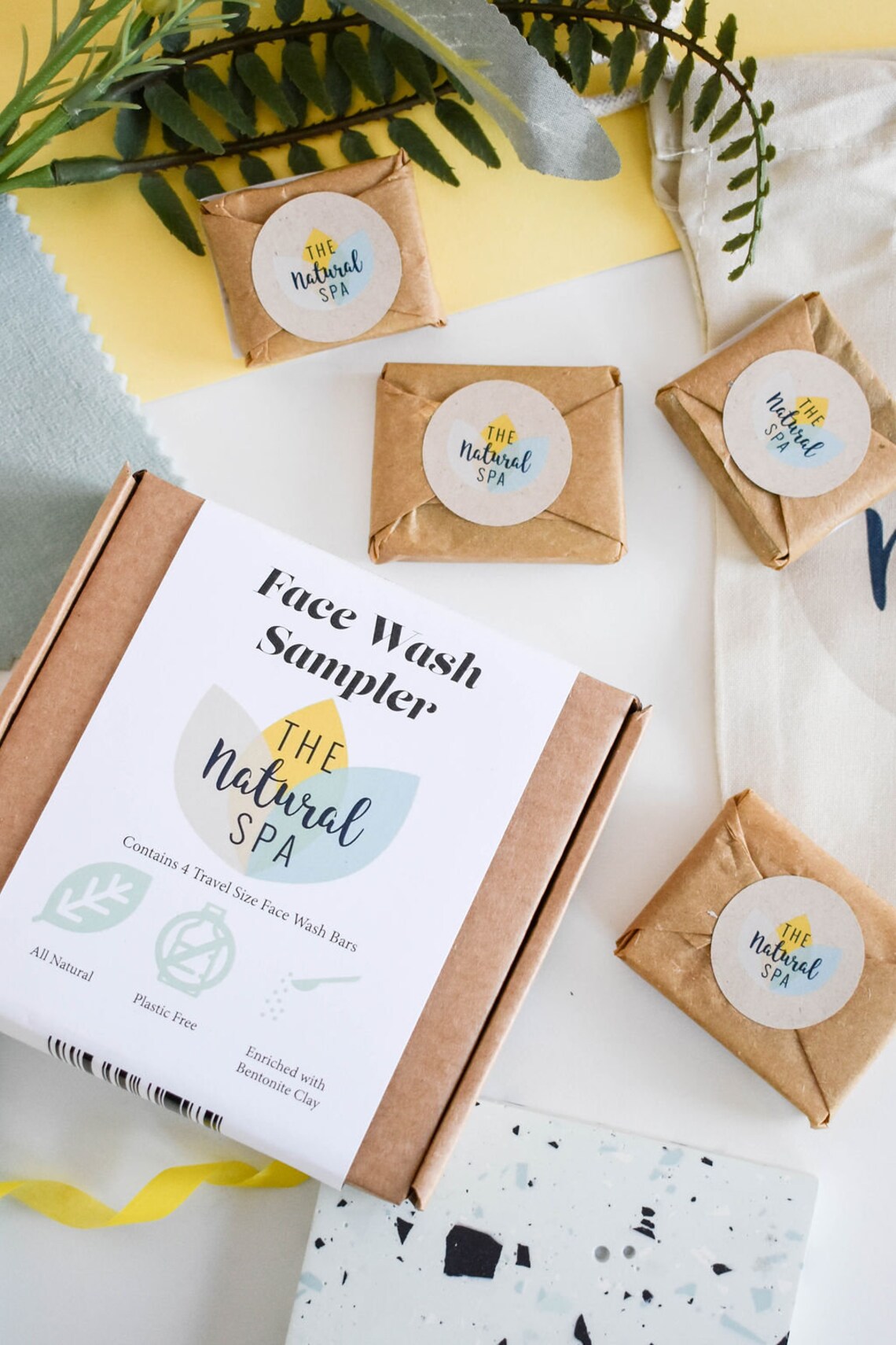 Face Wash Sampler Box 4 X 15g Mini Face Wash Bars Etsy UK