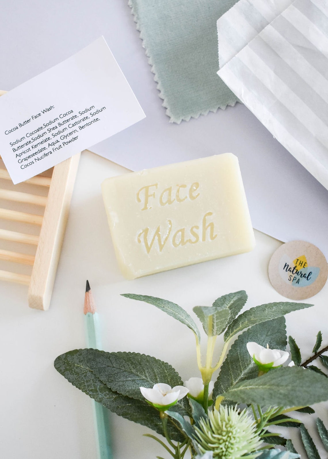 Cocoa Butter Face Wash Bar No Added Fragrance 75g Vegan Etsy UK