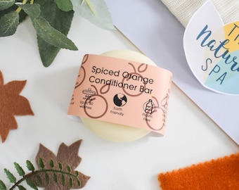Spiced Orange Conditioner Bar | Plastic-Free Haircare | 60g