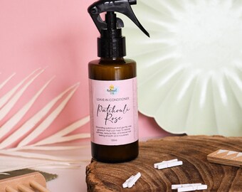 Patchouli Rose Leave-In Conditioner | Natural Vegan Hair Care for Dry Frizzy Hair