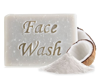 Exfoliating Face Wash Bar - Patchouli Orange Clary Sage with added super fine Pumice 75g - vegan - plastic free, all natural handmade
