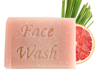 Face Wash Bar - cleansing bar - vegan - plastic free - detox - exfoliating - cocoa butter