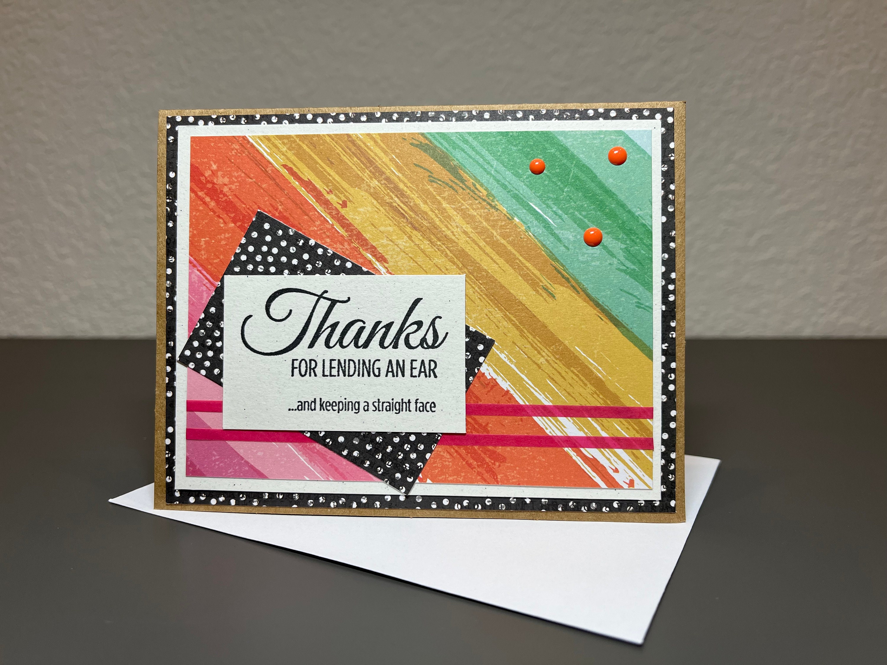 Thanks for Lending an Ear... Humorous Thank You Greeting Card - Etsy