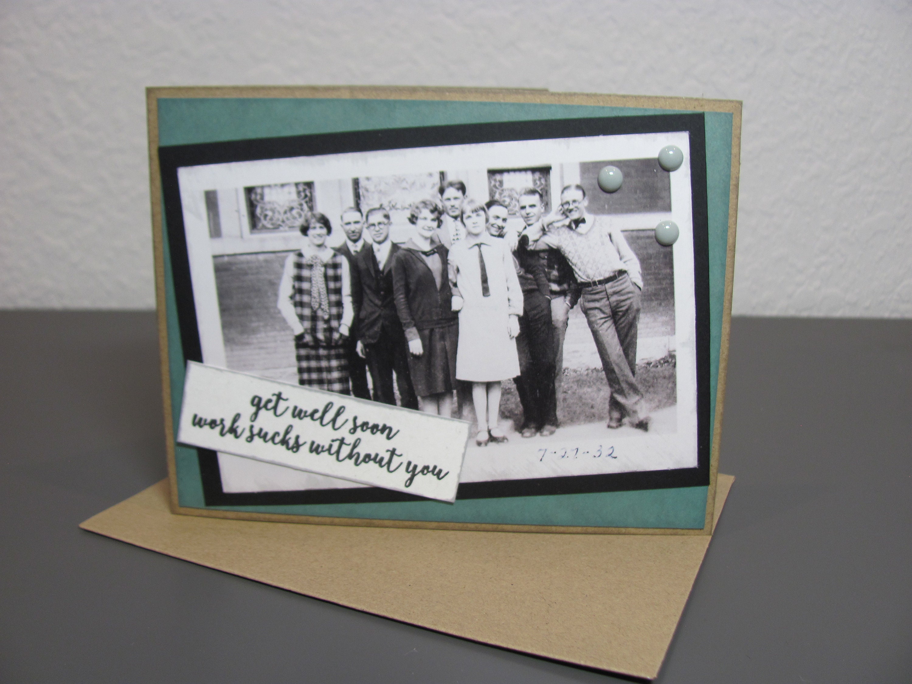 Work Sucks Without You... Get Well Greeting Card - Etsy