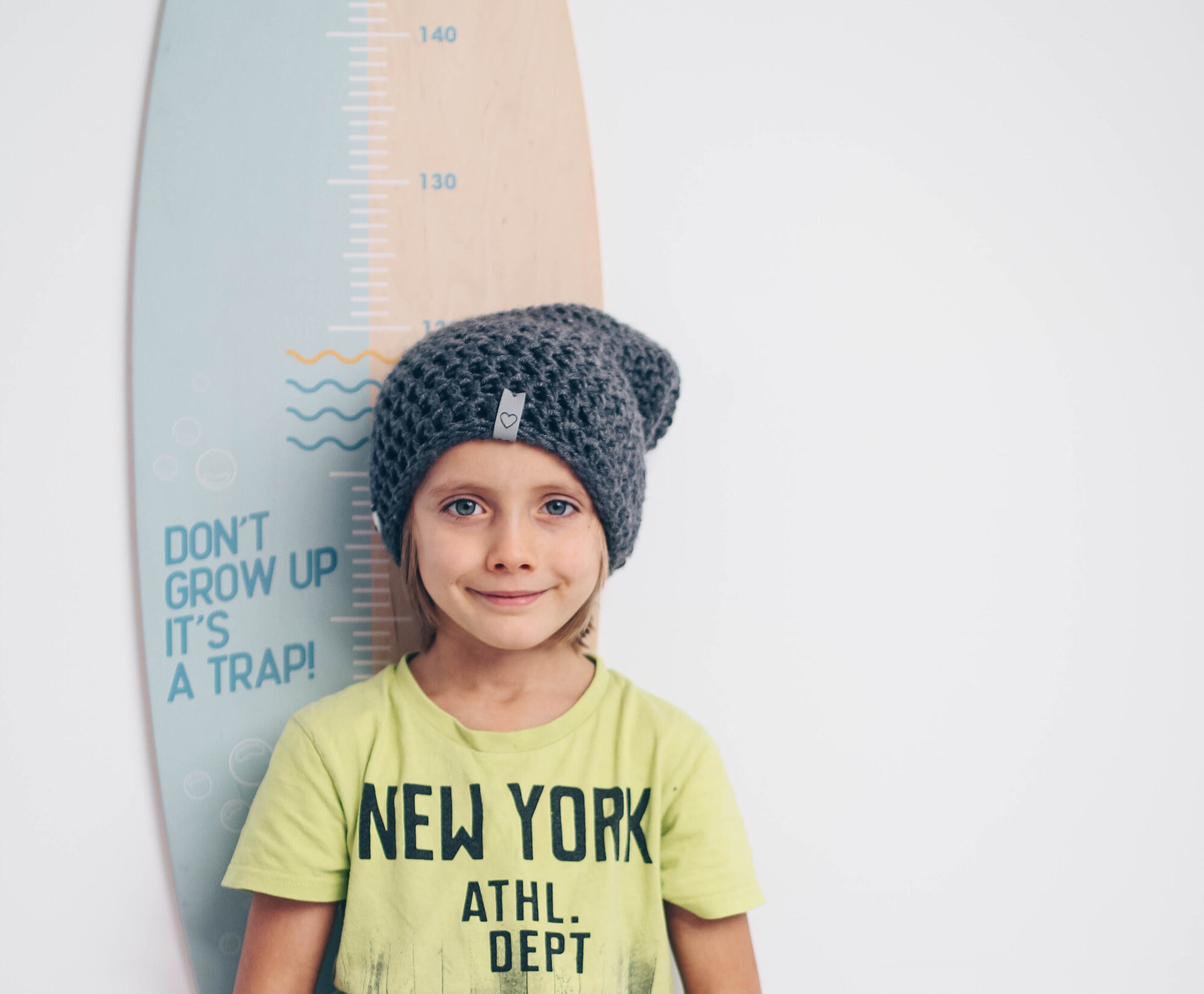 SURFBOARD Growth Chart Don't Grow up UV Print Plywood Etsy