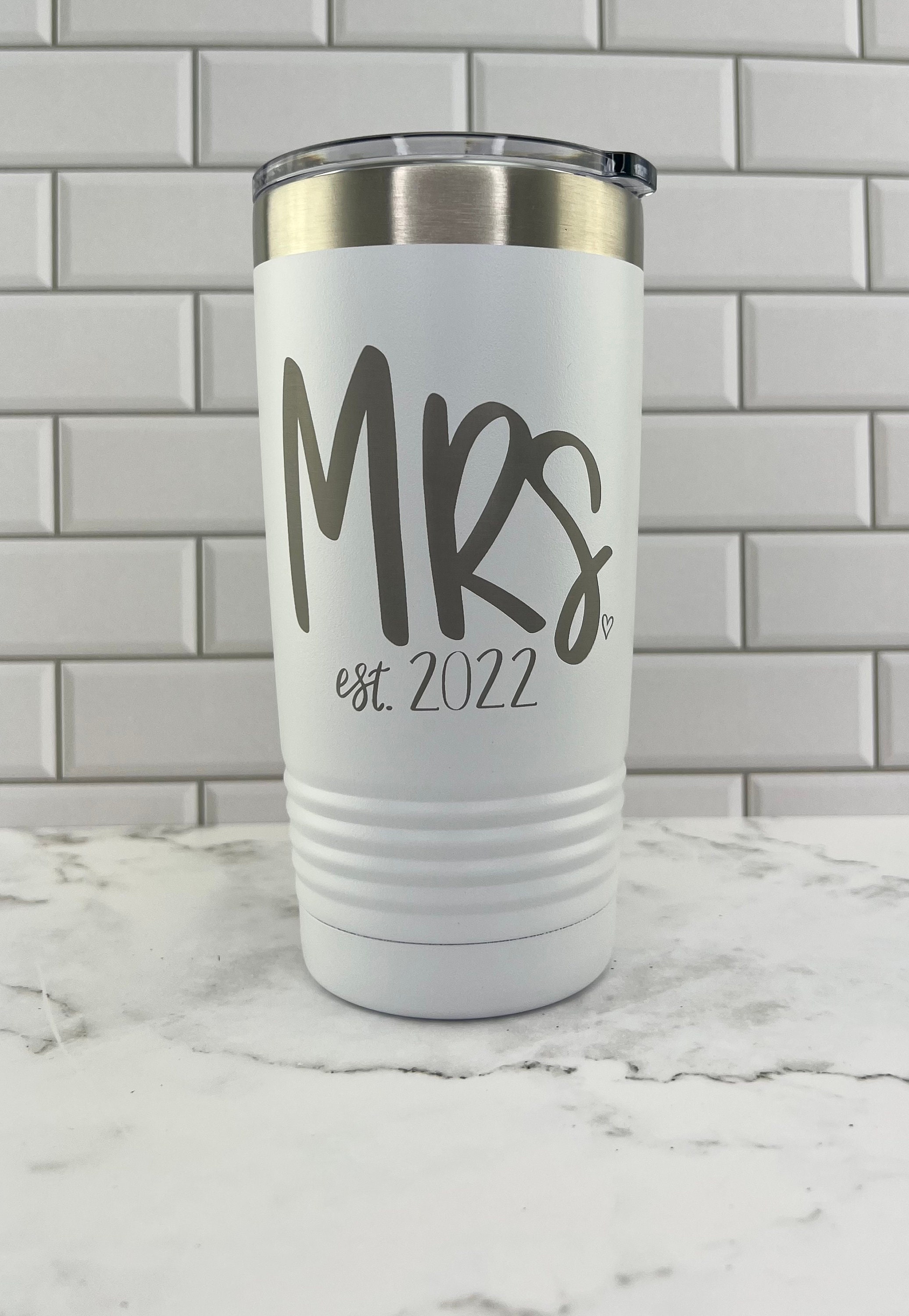 Mr and Mrs Engraved Tumblers Wedding Tumblers Newlywed Etsy