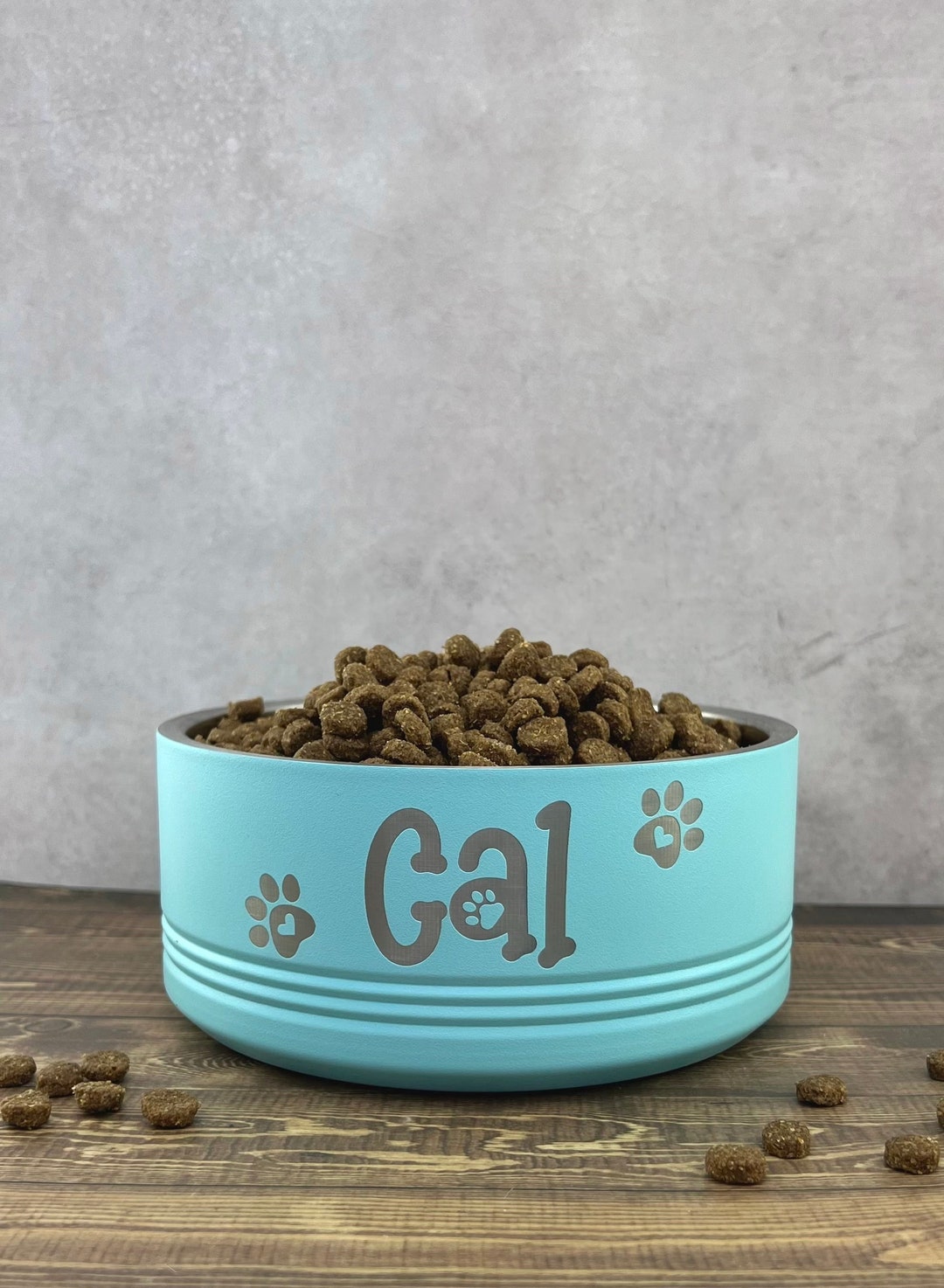 Custom Laser Engraved Dog Bowl Custom Dog Bowl Custom Etsy