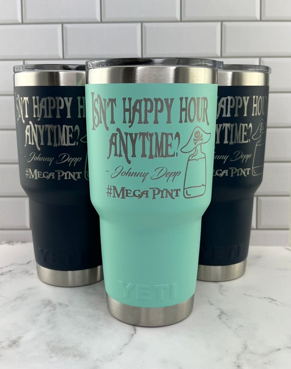 Isn't Happy Hour Any Time? 12 oz. Insulated Wine Tumbler