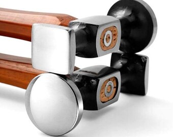 Double headed Steel Leather Hammer/ Mallet