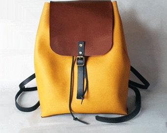 DIY Bag Kit #004 Leather Rucksack / Leather Backpack