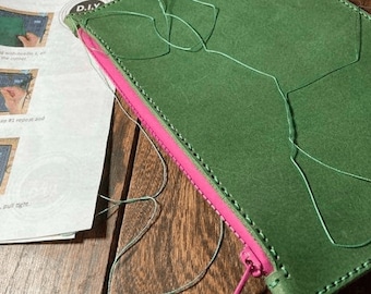 DIY Leather Kit - Zip Top Pouch