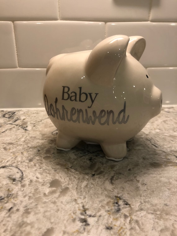 White Piggy Bank, Hobby Lobby