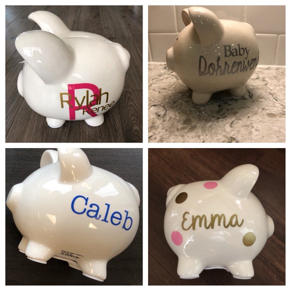 White Piggy Bank, Hobby Lobby