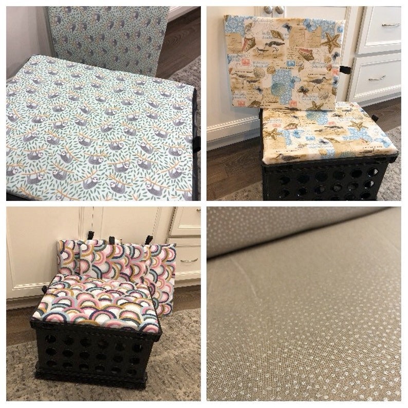 Flexible Seating/file Crate Seat/storage Bin Seat/crate Tops Etsy