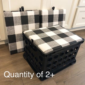 Flexible Seating/File Crate Seat/Storage Bin Seat/Crate Tops ONLY QUANTITY 2+