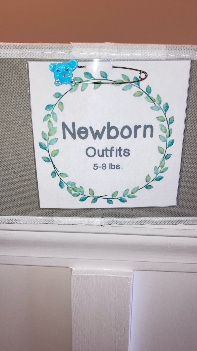 Editable Labels for Baby Clothes Newborn18 Months Etsy
